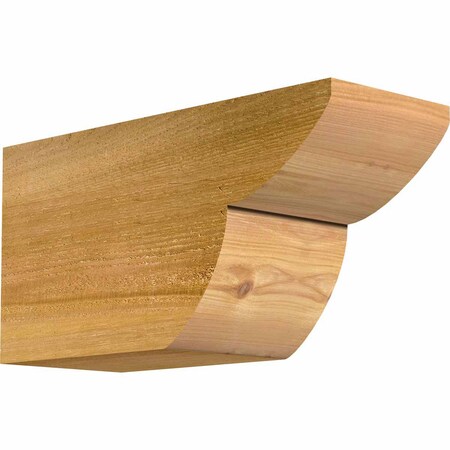 Ekena Millwork Crestline Rough Sawn Rafter Tail, Western Red Cedar, 6"W x 8"H x 16"L RFT06X08X16CRE00RWR